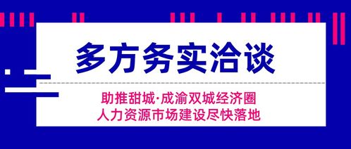 多方务实洽谈 助推甜城人力资源市场建设尽快落地
